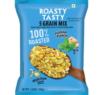 Roasty Tasty 5 Grain Mix Multigrain Mixture Roasted Snack 150G