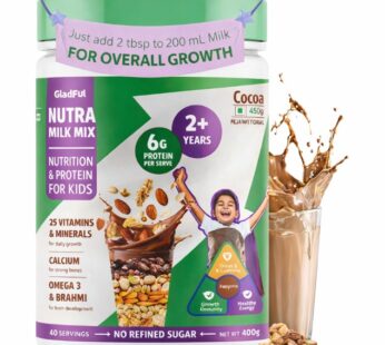 Gladful NutraMilk Chocolate Drink Powder 400g(2+)