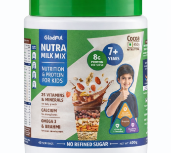 Gladful NutraMilk Chocolate Drink Powder 400g(7+)