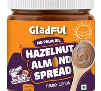 Gladful No Palm Oil Hazelnut Almond Chocolate Spread