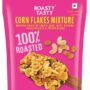 Roasty Tasty Cornflakes Mixture Roasted Namkeen 340g | Palm Oil Free Snack | Replacement of Fried Namkeen & Bhujiya | Ideal Millet Snack | Low Calorie Snacks - No Cholesterol, No Transfat Diet Mixture Millet Snacks Items | Roasted Chivda Cornflakes